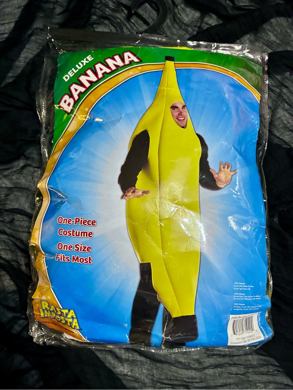 Deluxe Banana Costume - Bright Yellow One-Piece
